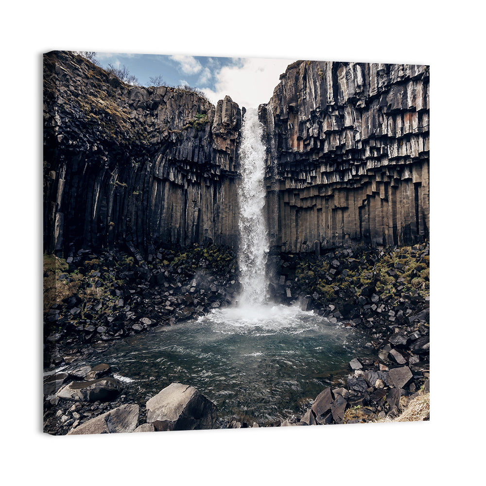 Svartifoss Basalt Waterfall Wall Art
