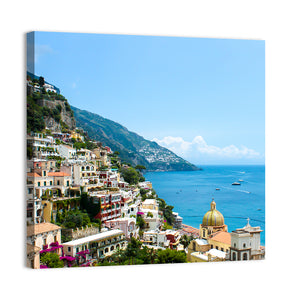 Positano Town On Amalfi Coast Wall Art