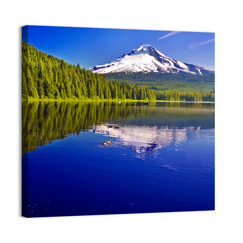 Mt Hood Reflected in Trillium Lake Wall Art