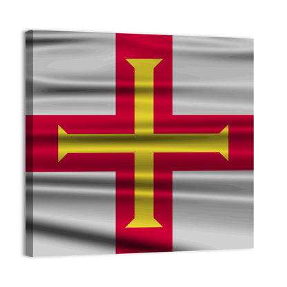 Flag Of Guernsey Wall Art