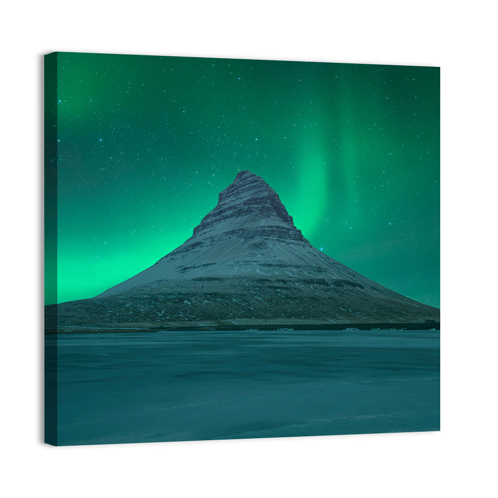 Northern Lights Over Kirkjufell Wall Art