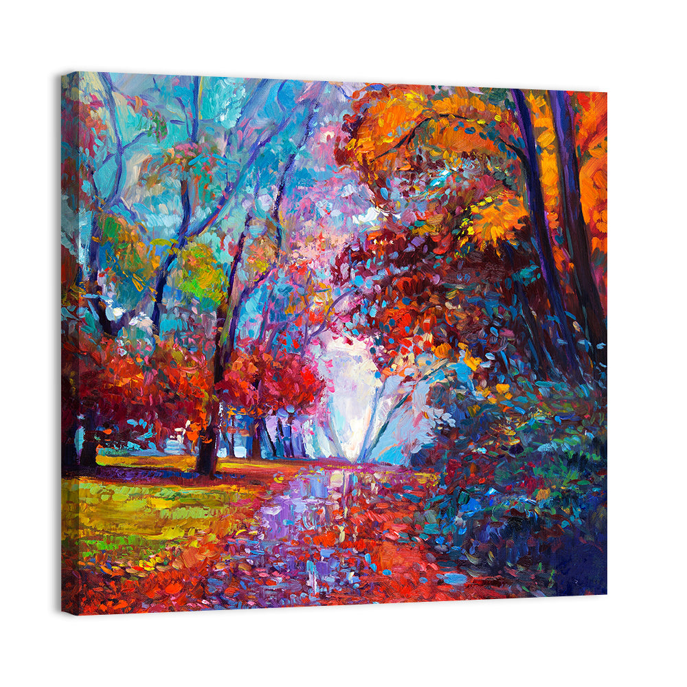Autumn Forest Path Wall Art