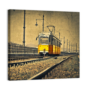 The Tram On Track Wall Art