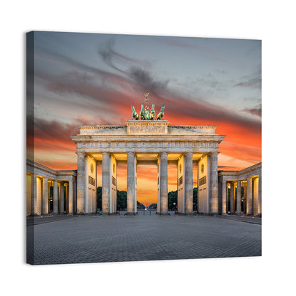 Brandenburg Gate at Dusk Wall Art