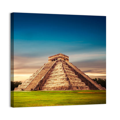 Temple of Kukulkan, Chichen Itza Wall Art
