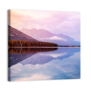 Leigh Lake In Wyoming Wall Art