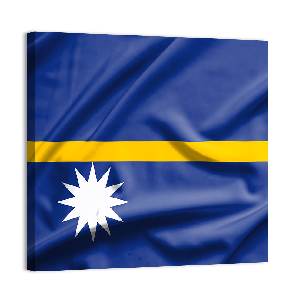 Flag of Nauru Wall Art
