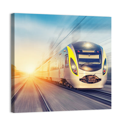 Modern High-speed Train Wall Art