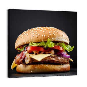 Tasty Burger Wall Art