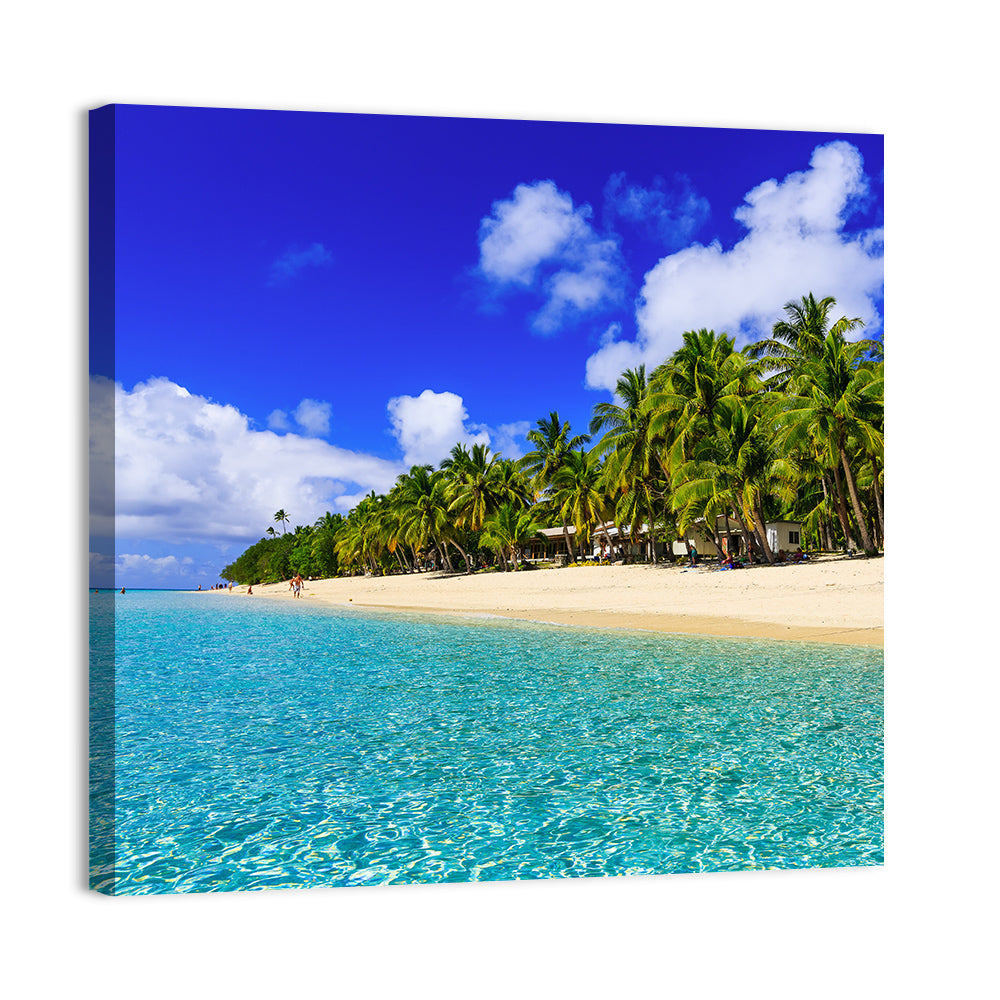 Dravuni Island Beach In Fiji Wall Art