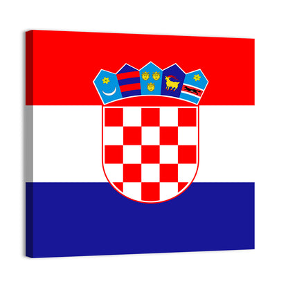 Flag Of Croatia Wall Art