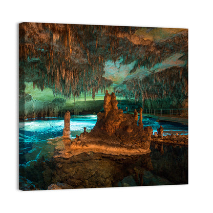 Dragon Caves Lake On Majorca Wall Art