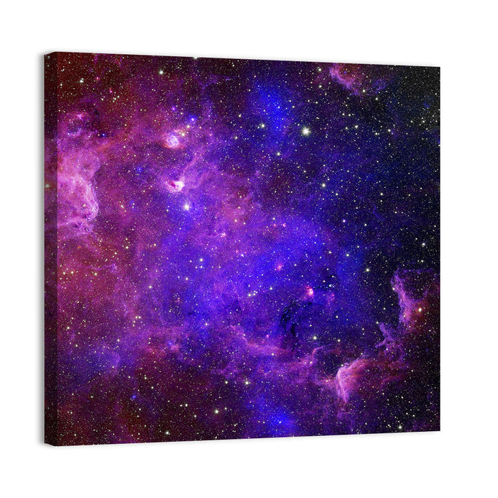 Nebula and Starfield in Deep Space Wall Art as a canvas print