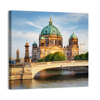 Berlin Cathedral at Golden Hour Wall Art