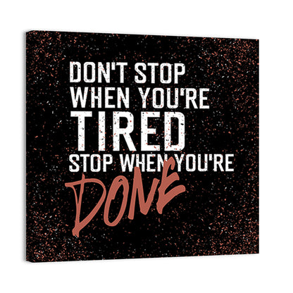 Distressed Motivational Quote Wall Art