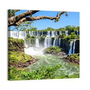 Iguazu Falls View From Argentina Wall Art