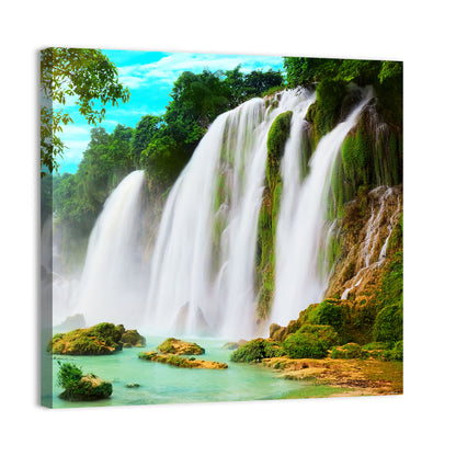 Sunlit Ban Gioc Waterfall Wall Art