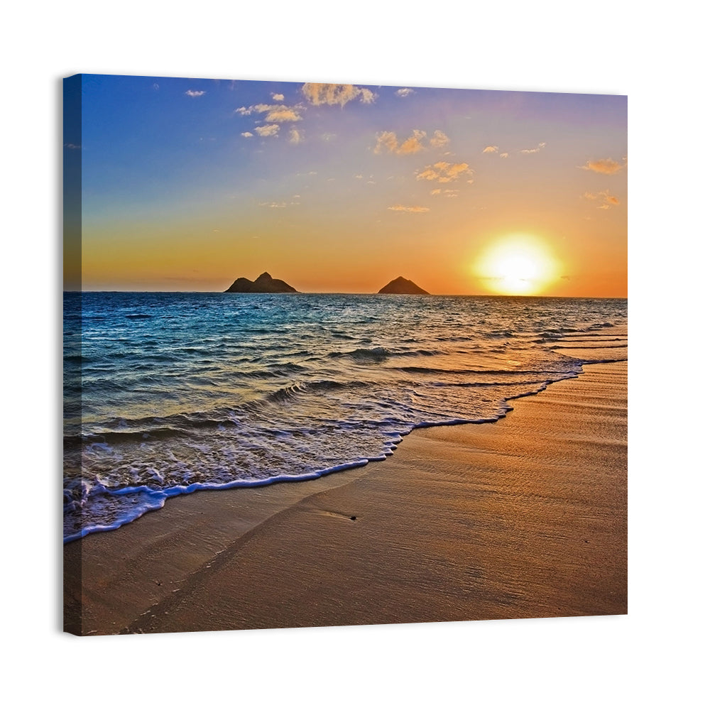 Lanikai Sunrise Over Mokulua Islands Wall Art