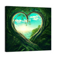 Two Trees Forming a Heart Wall Art