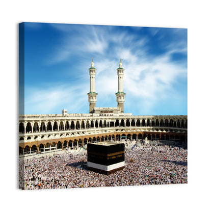 Kaaba at Masjid Al-haram Wall Art