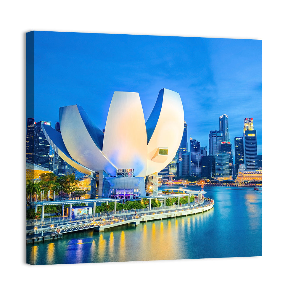 Marina Bay with Artscience Museum Wall Art