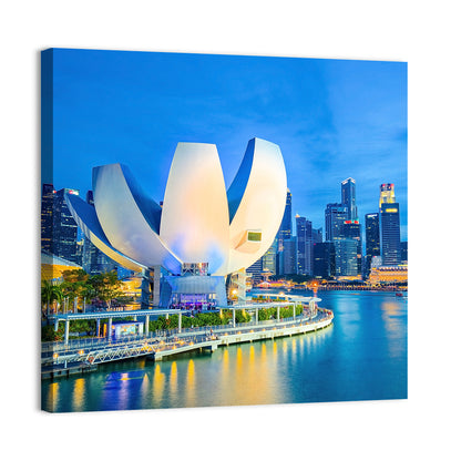 Marina Bay with Artscience Museum Wall Art