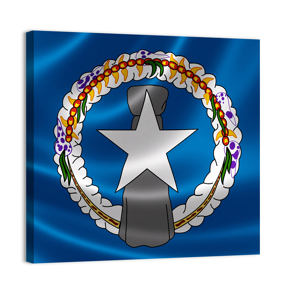 Northern Mariana Islands Flag Wall Art