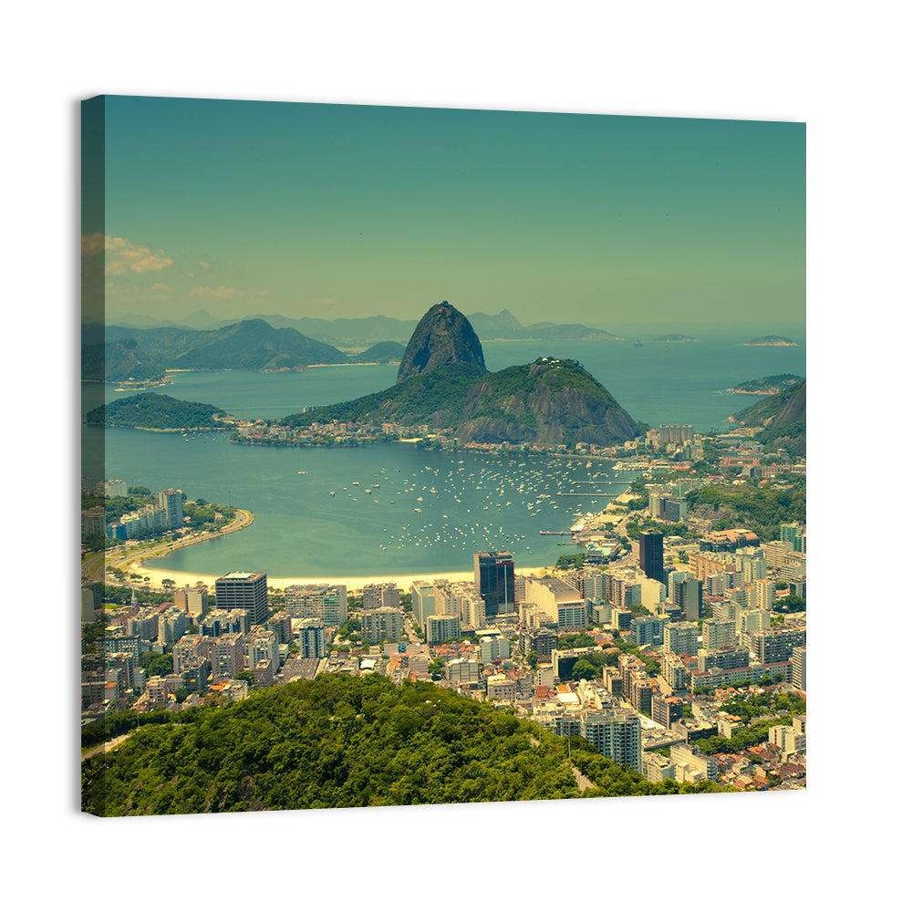 Sugarloaf Mountain Over Guanabara Bay Wall Art