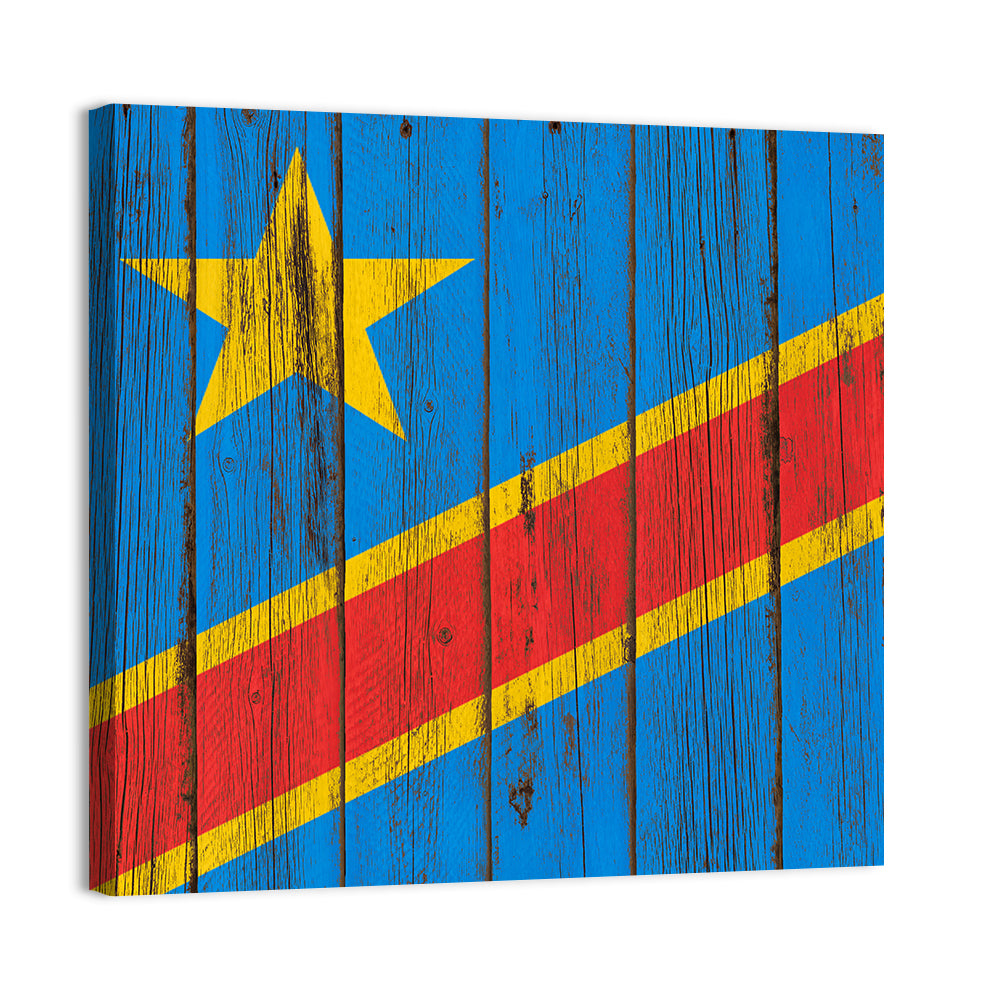 Democratic Republic of the Congo Flag Wall Art