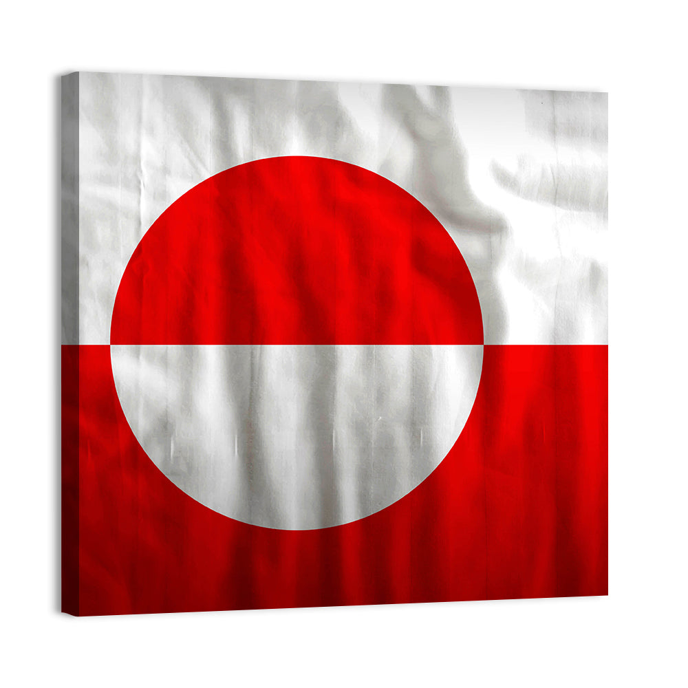 Greenland Flag Wall Art