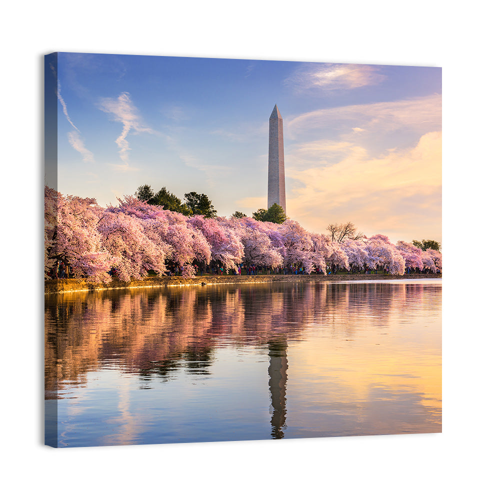 Washington Monument at Tidal Basin Wall Art
