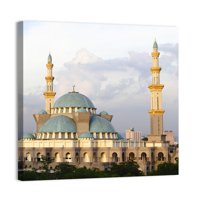 Federal Territory Mosque with Blue Domes Wall Art