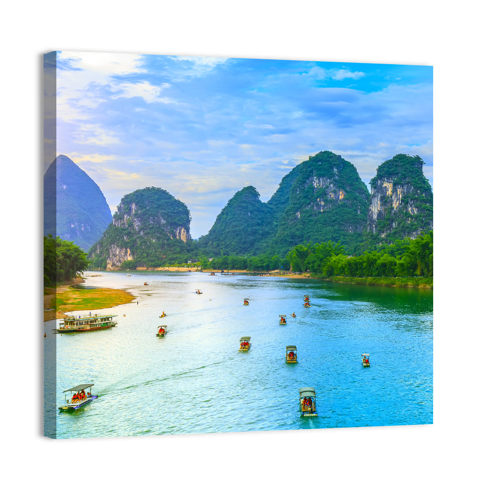 Li River at Yangshuo, Guilin Wall Art