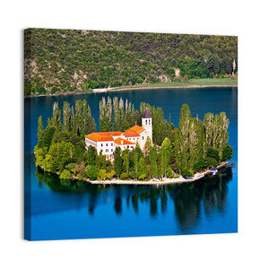 Christian Monastery On River Krka Croatia Wall Art