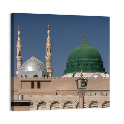 Green Dome of Al-masjid An-nabawi Wall Art