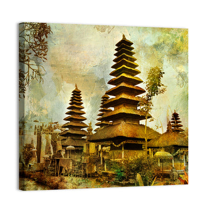 Balinese Meru Towers Wall Art