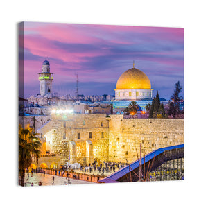 Western Wall & Temple Mount In Jerusalem Wall Art