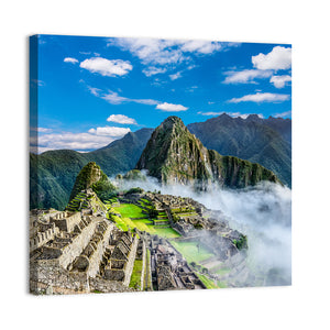 Machu Picchu In Mountains Wall Art