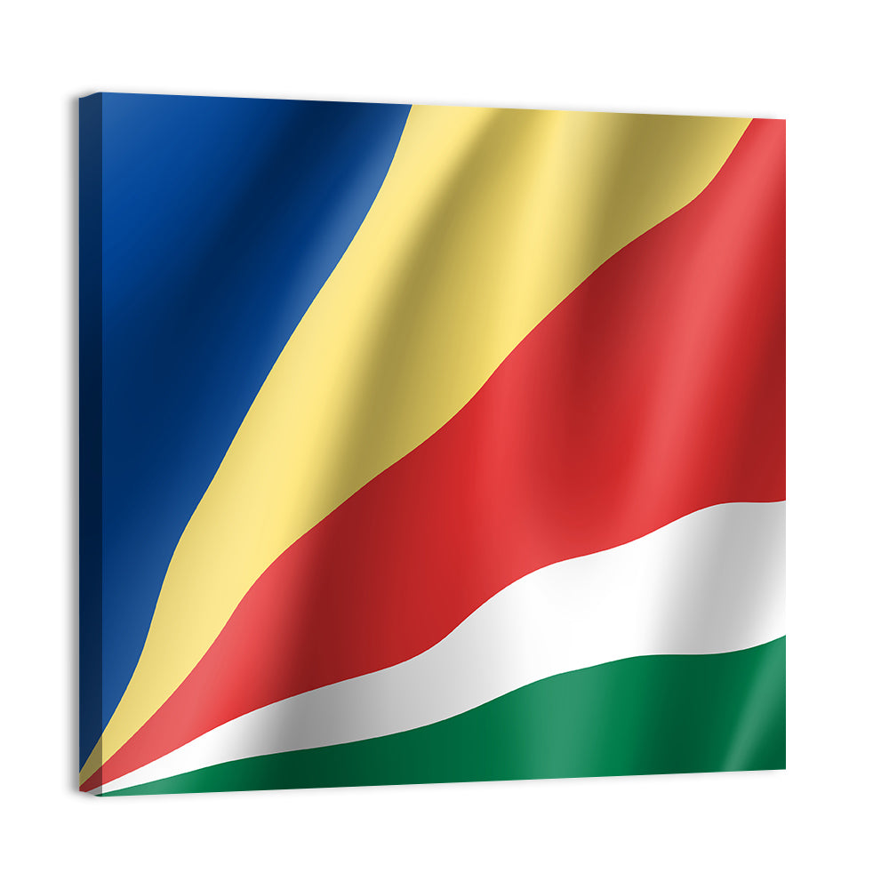 Seychelles Flag Wall Art