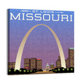 St. Louis Gateway Arch Illustration Wall Art