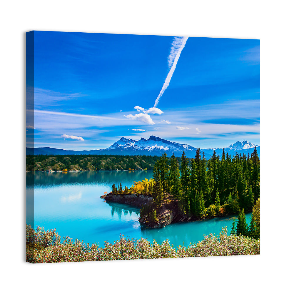 Abraham Lake Shoreline Wall Art