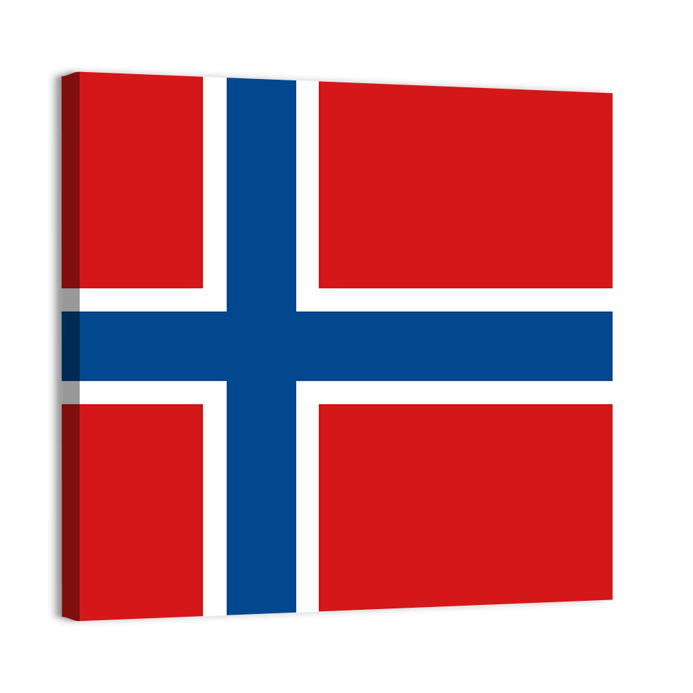 Norwegian Flag Graphic Wall Art