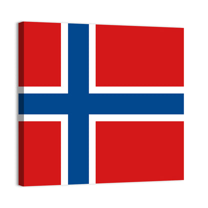 Norwegian Flag Graphic Wall Art