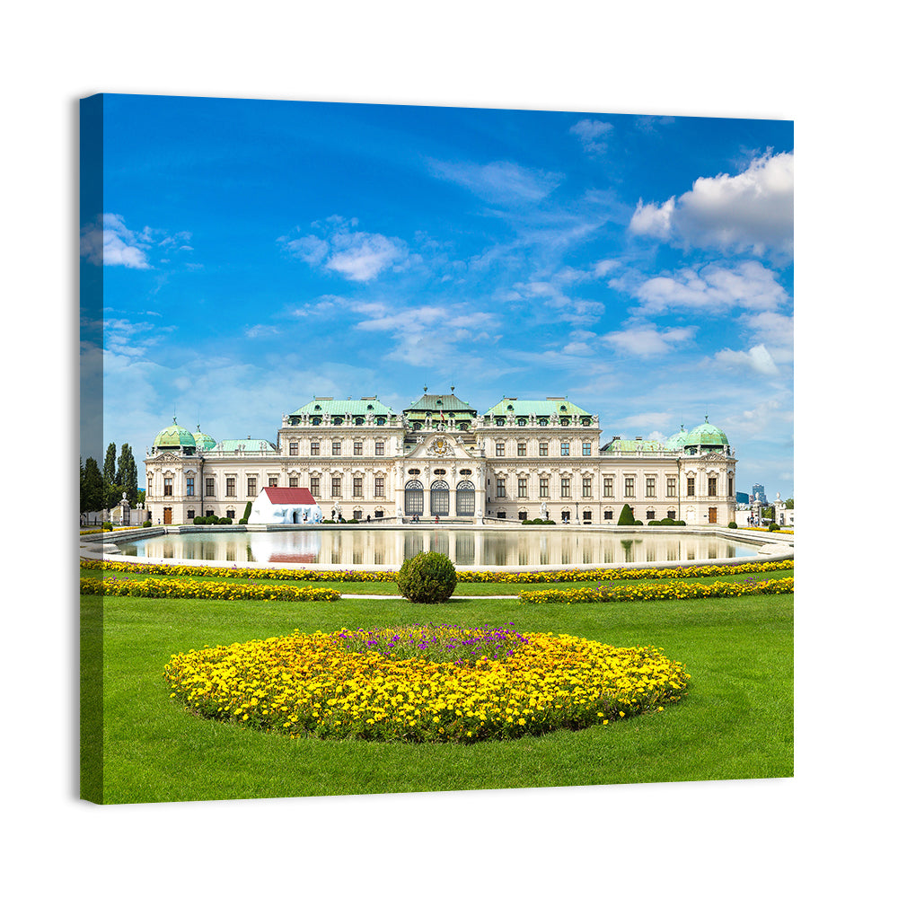 Belvedere Palace Garden View, Vienna Wall Art
