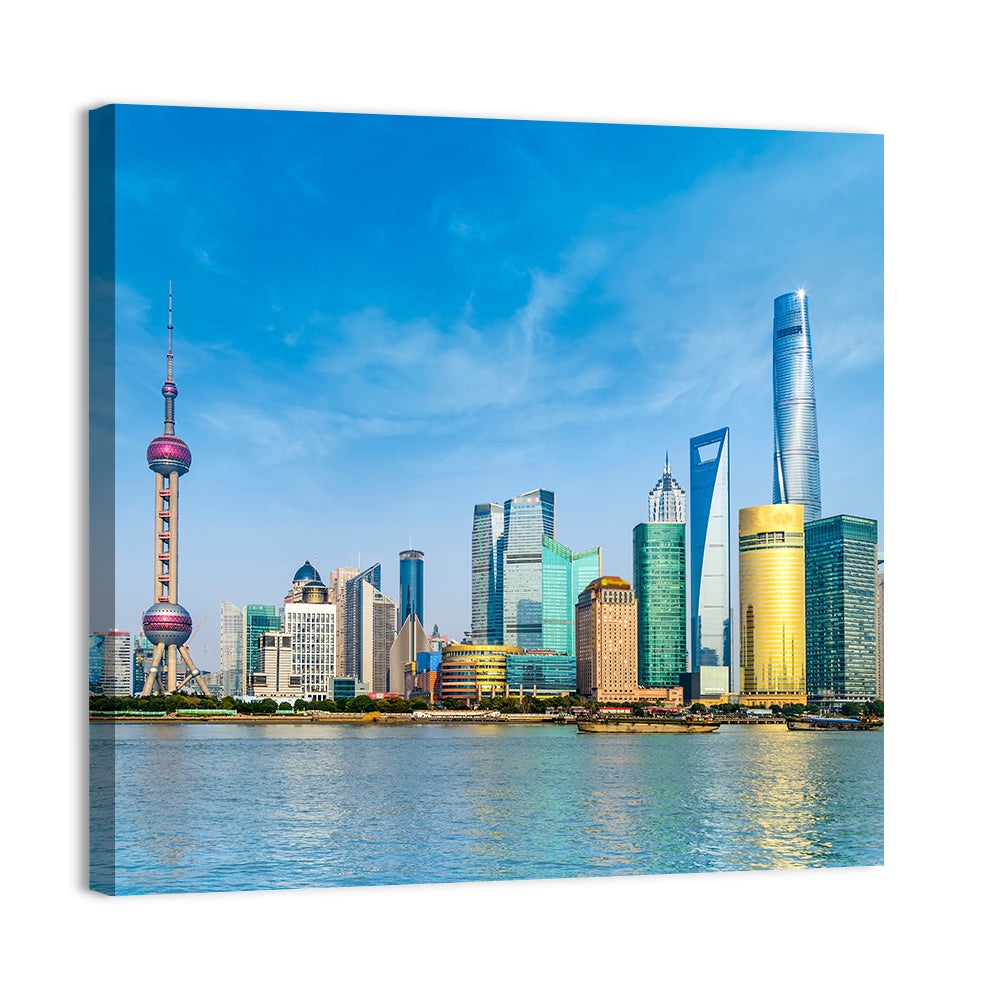 Lujiazui Skyline Shanghai Wall Art