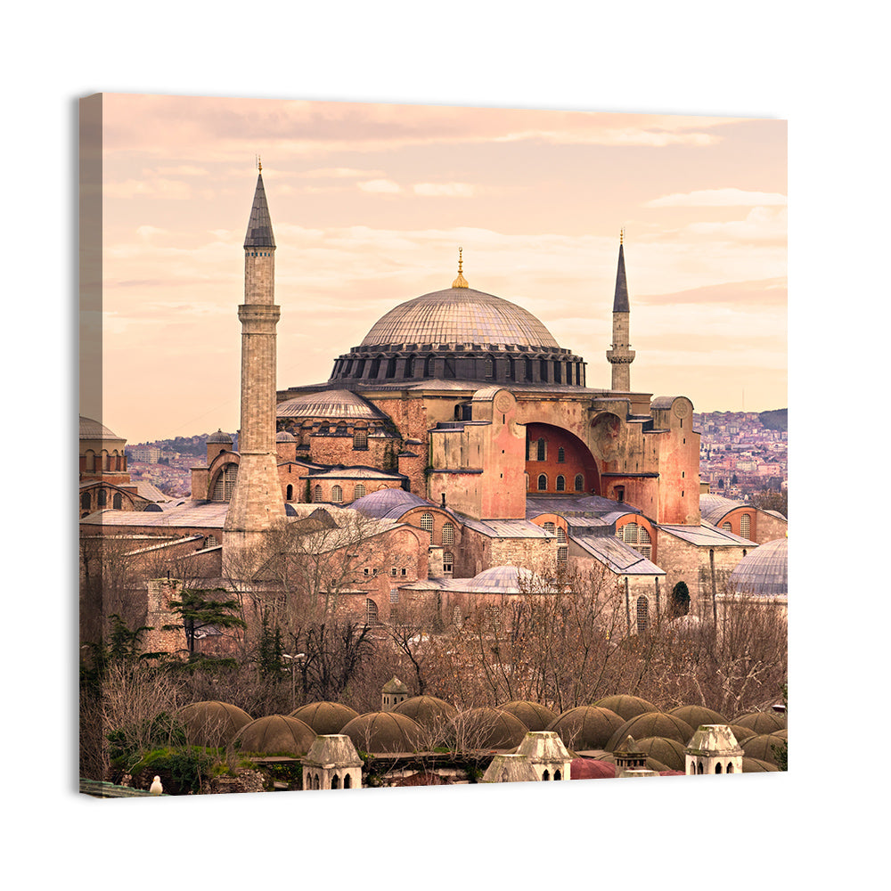 Hagia Sophia Dome and Minarets Wall Art