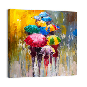 Rainy Day Oil Painting Wall Art