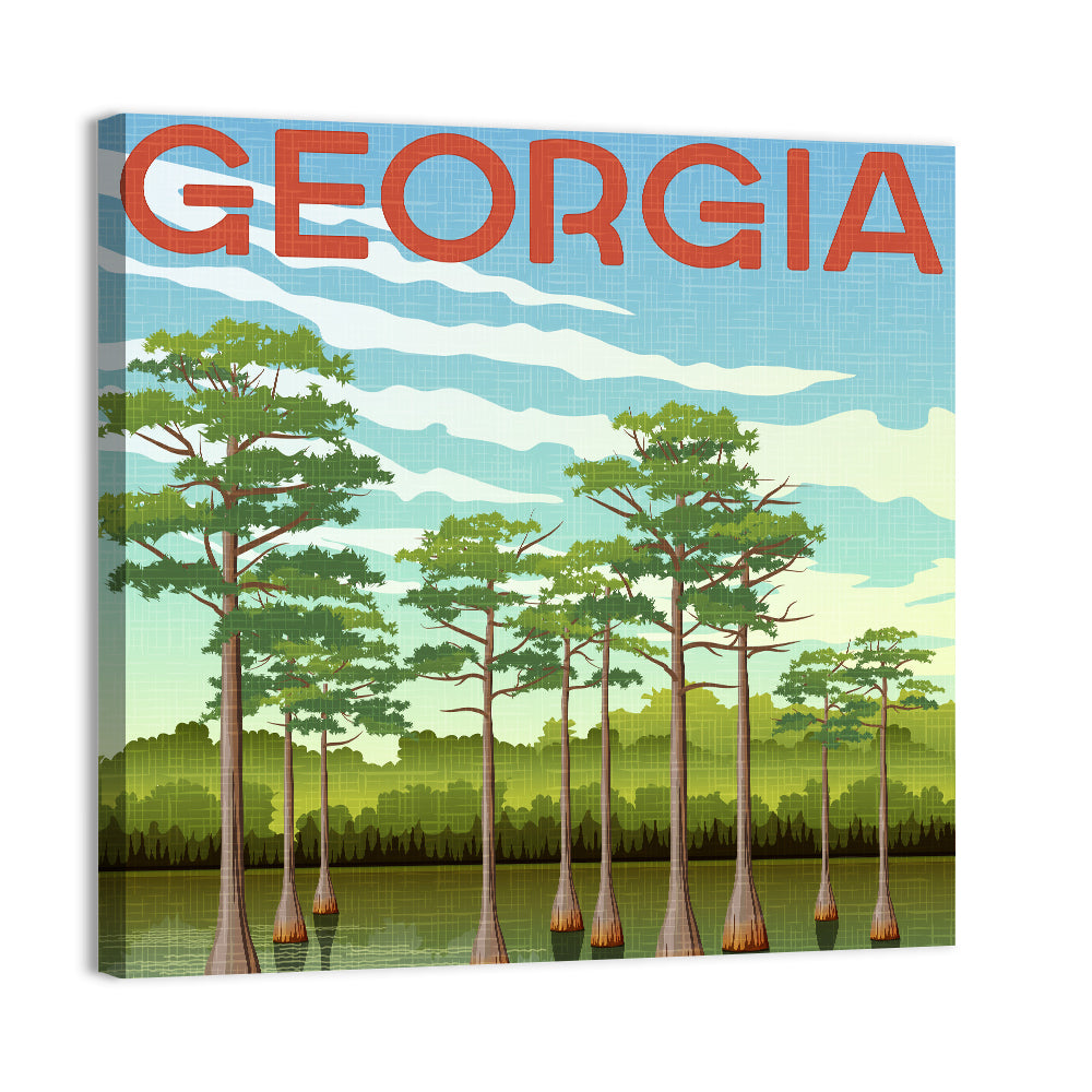 Georgia Cypress Swamp Wall Art