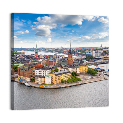 Gamla Stan Harbor, Stockholm Wall Art
