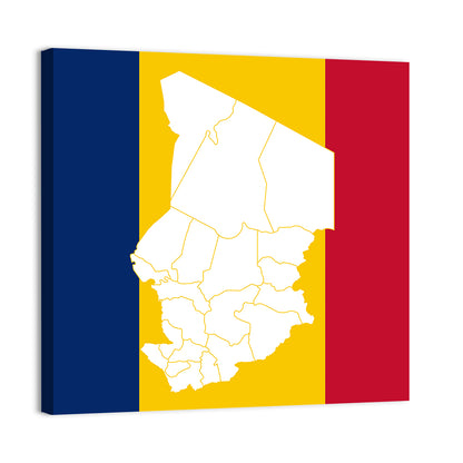 Flag Of Chad Wall Art